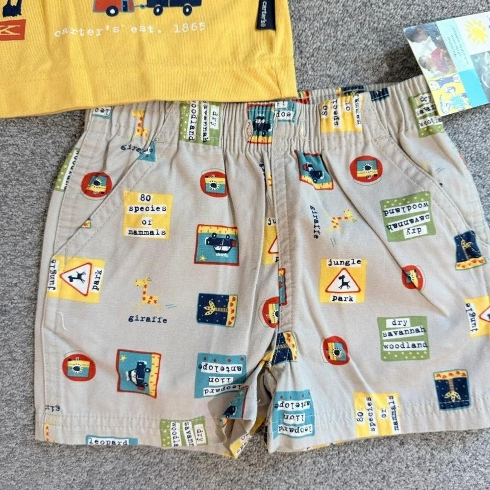 NWT Vintage carters baby boy outfit size 3-6 months
